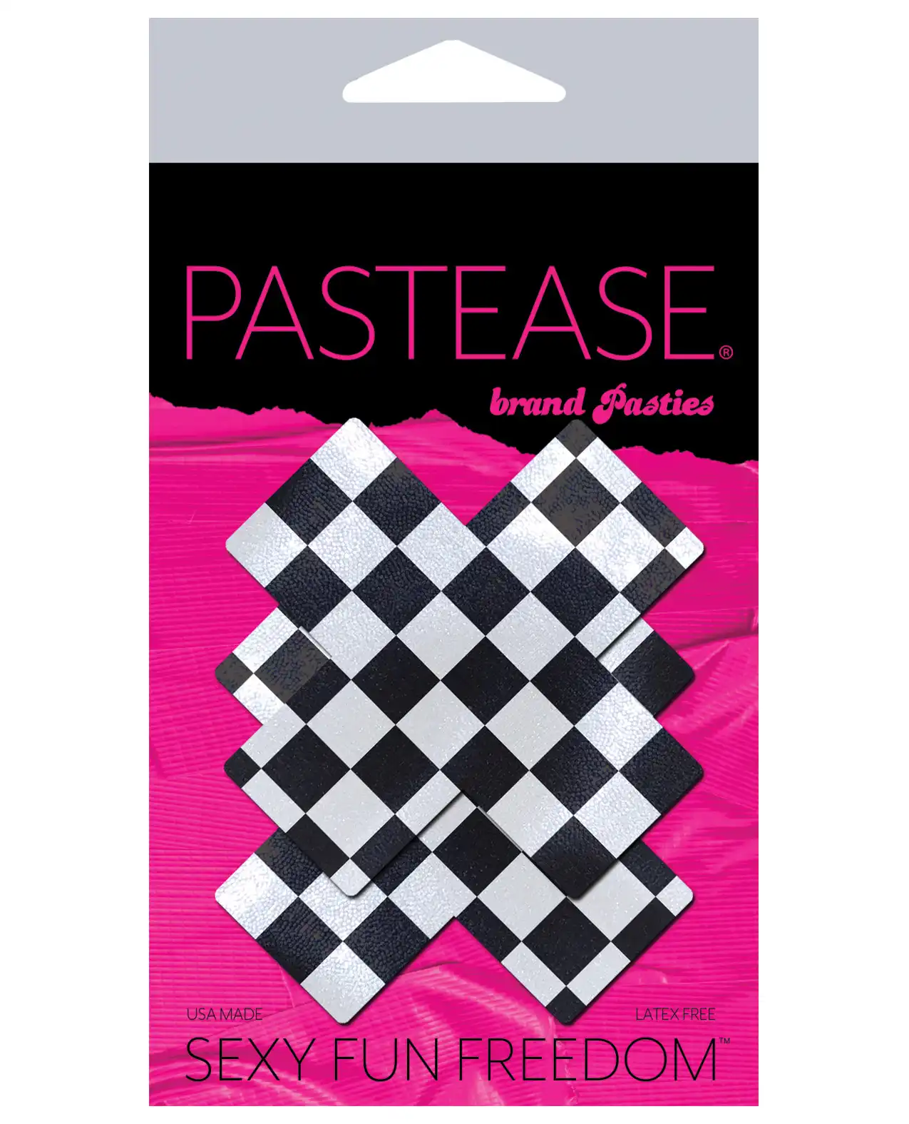 Pastease Premium Checker Cross - Black/White 