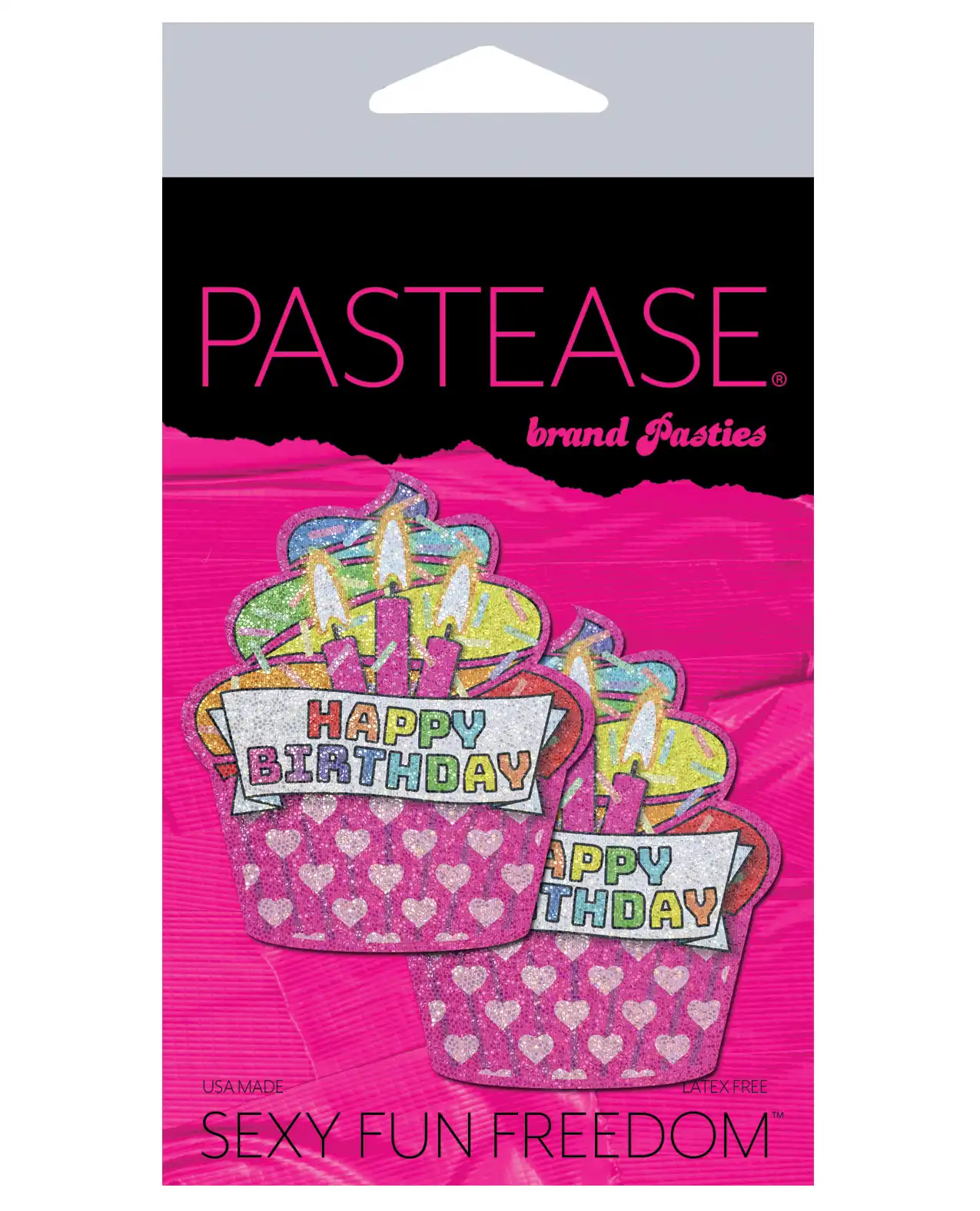 Pastease Premium Happy Birthday Cupcake - Multicolor 