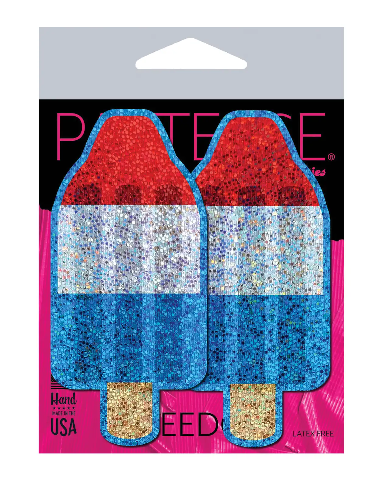 Pastease Premium Bomb Pop - Red/White/Blue 