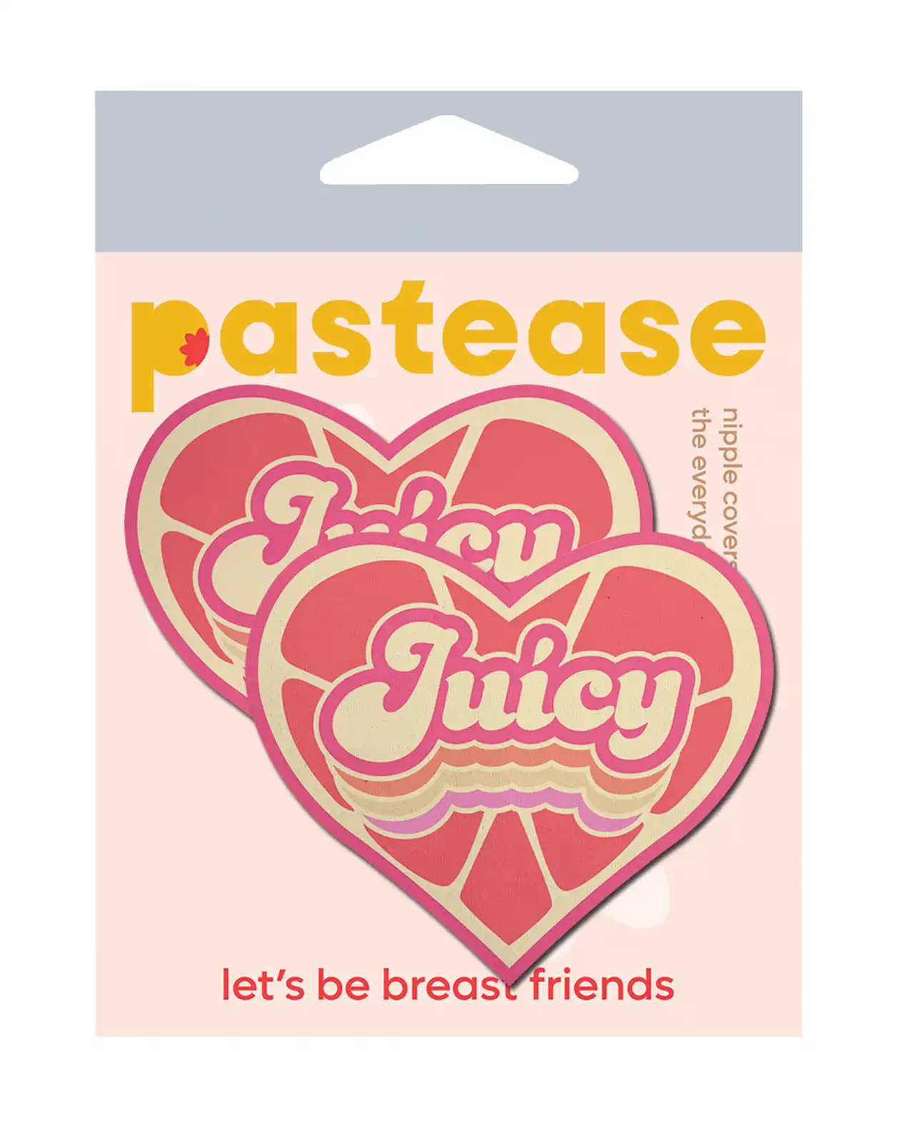 Pastease Premium Retro Heart Juicy - Pink Grapefruit 