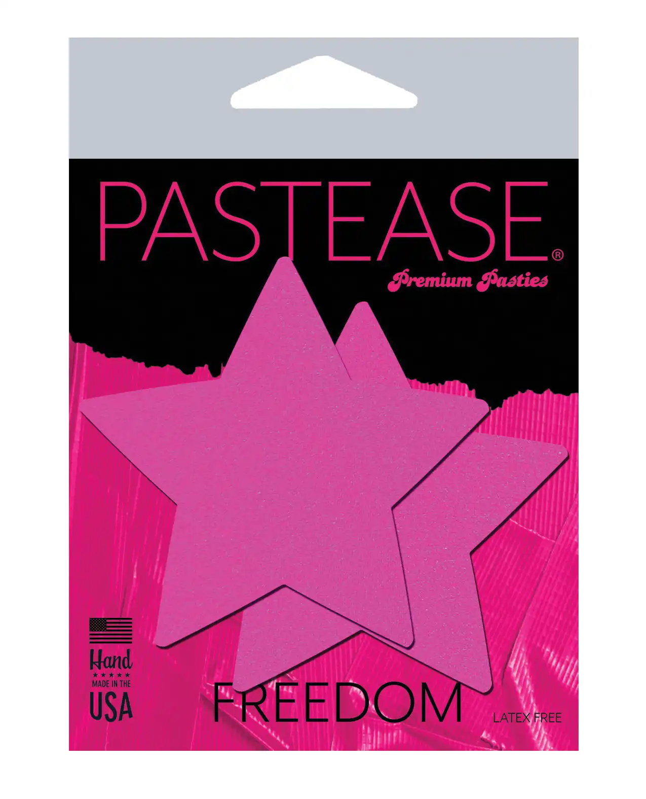 Pastease Basic Star Black Light Reactive - Neon Pink 