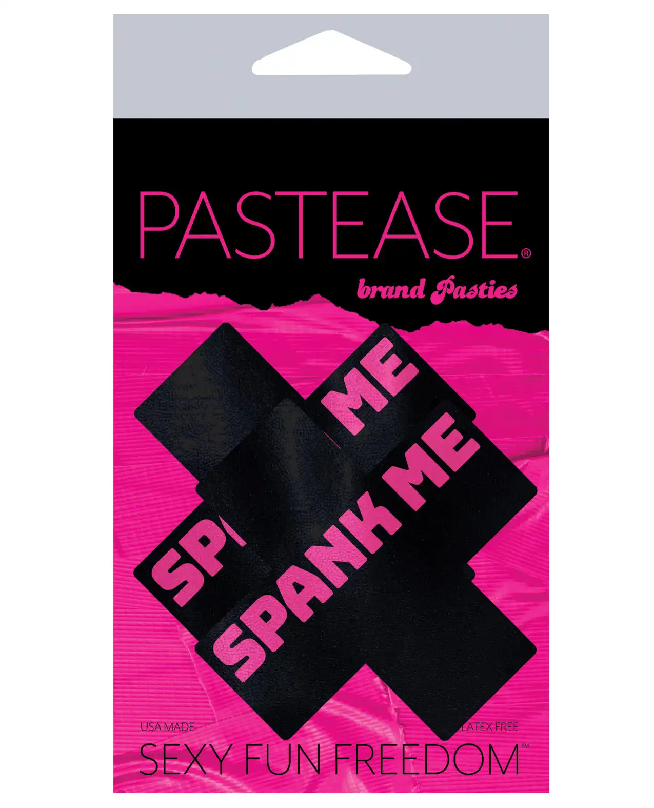 Pastease Premium Spank Me Plus - Black/Pink 