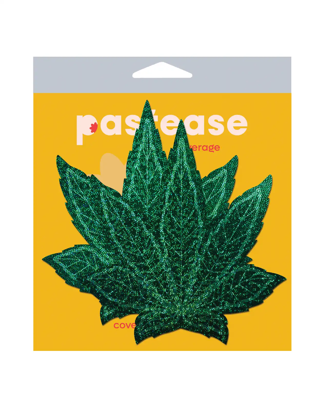 Pastease Coverage Glitter Pot Leaf- Green 