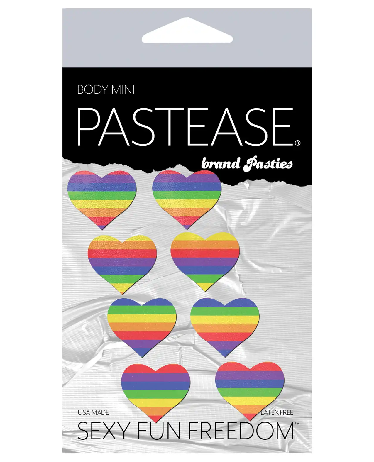 Pastease Premium Mini Rainbow Heart - Pack of 8 