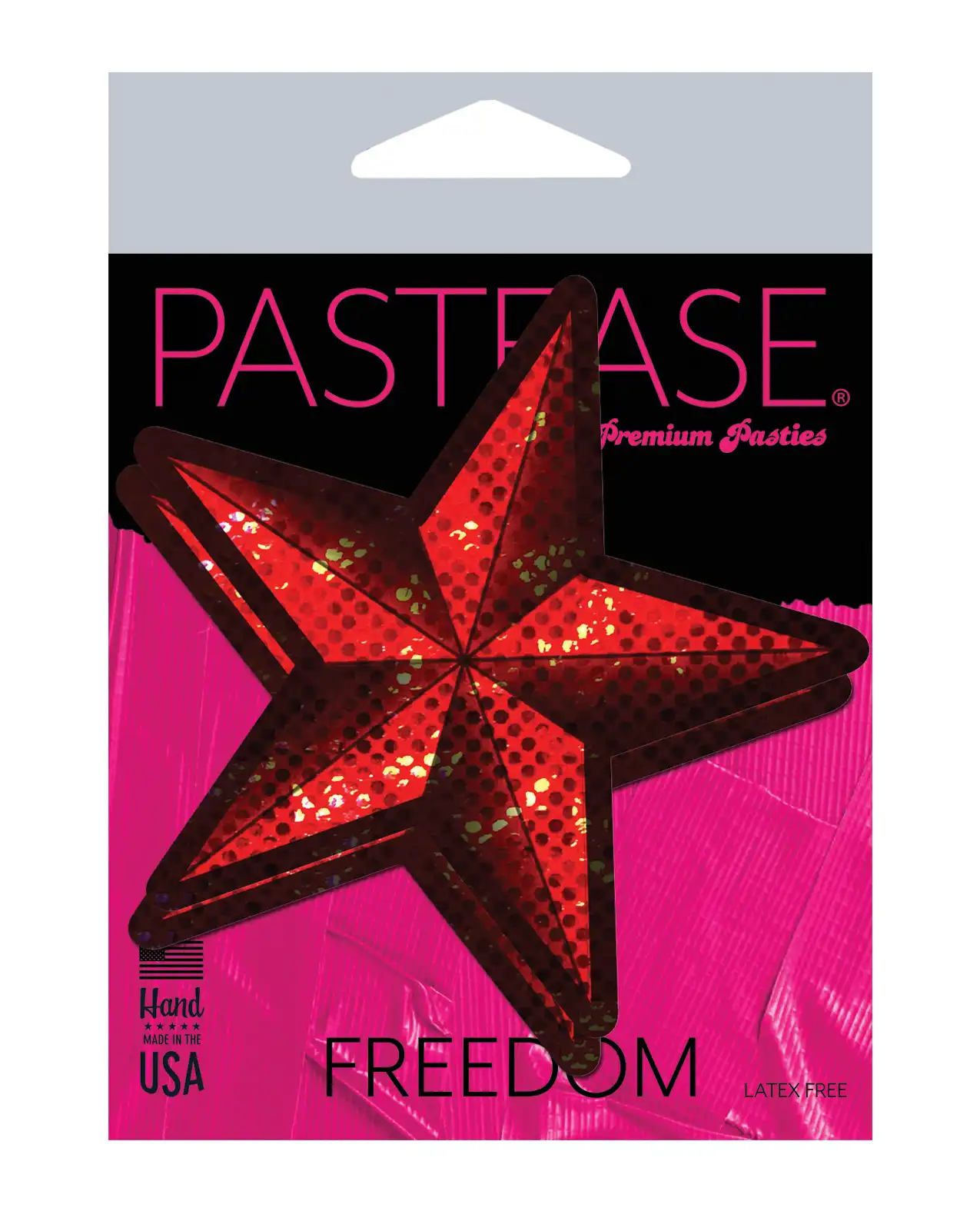 Pastease Premium Diamond Thom Disco Nautical Star - Red 