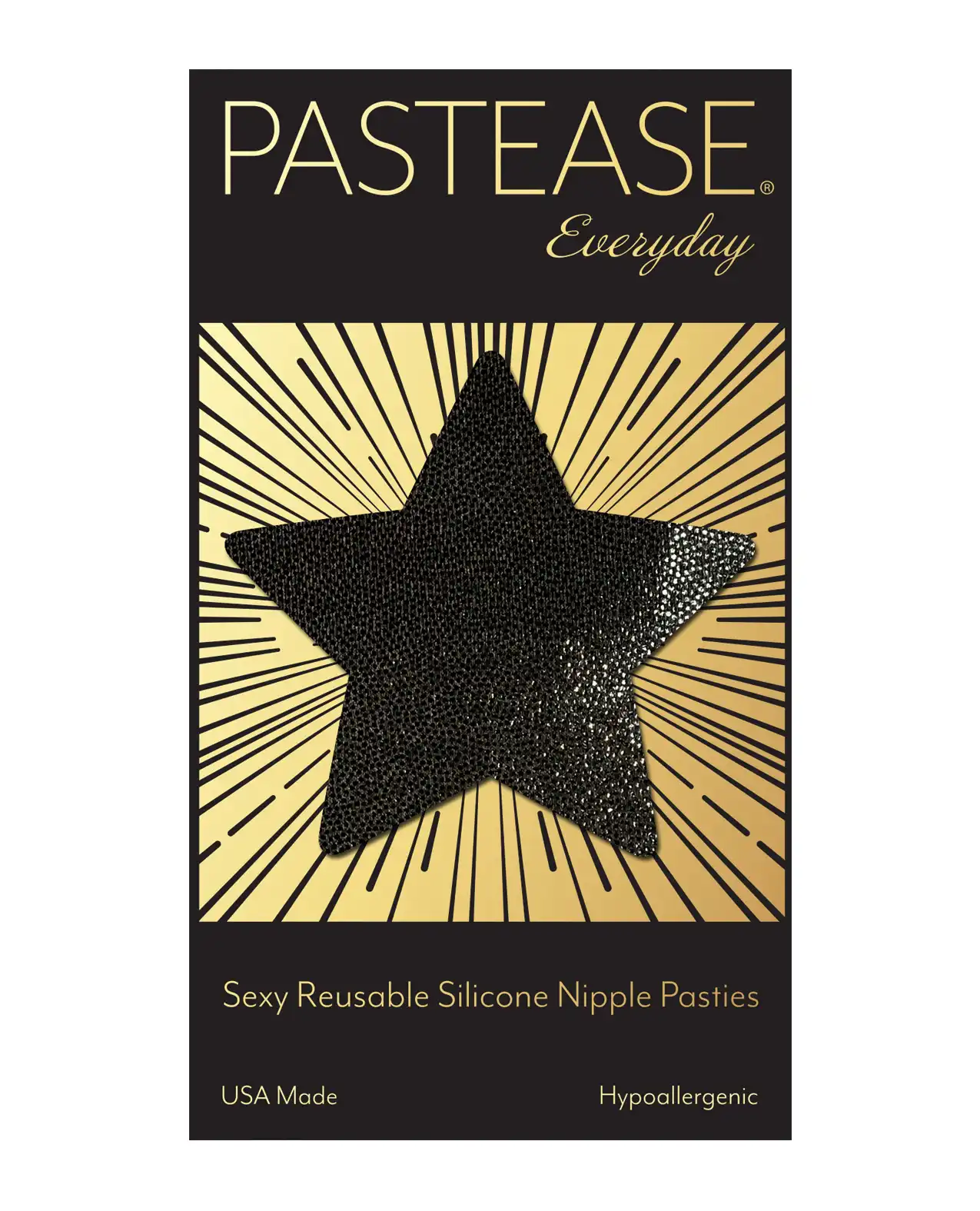 Pastease Reusable Liquid Star - Black 