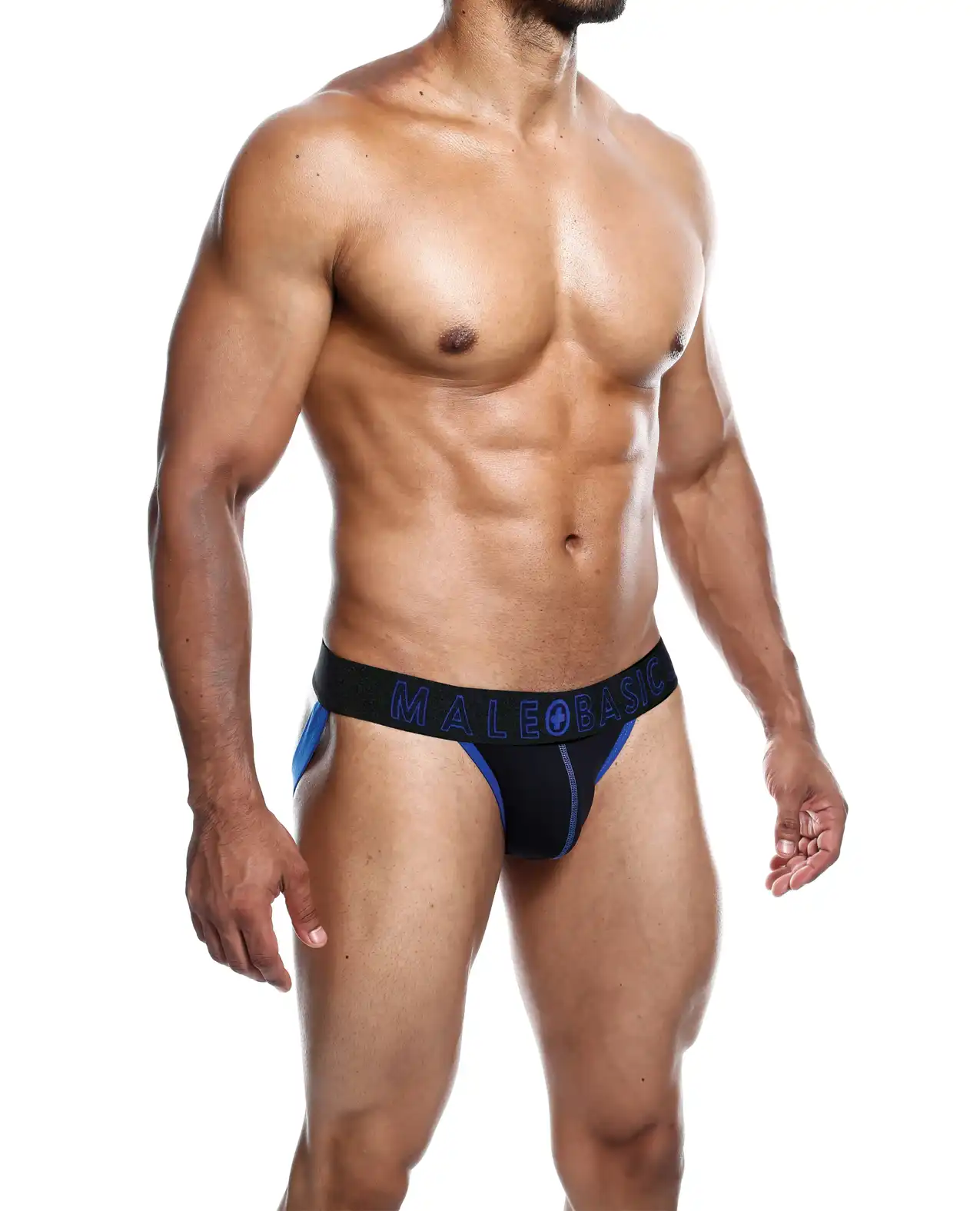 Male Basics Neon Jockstrap Royal 