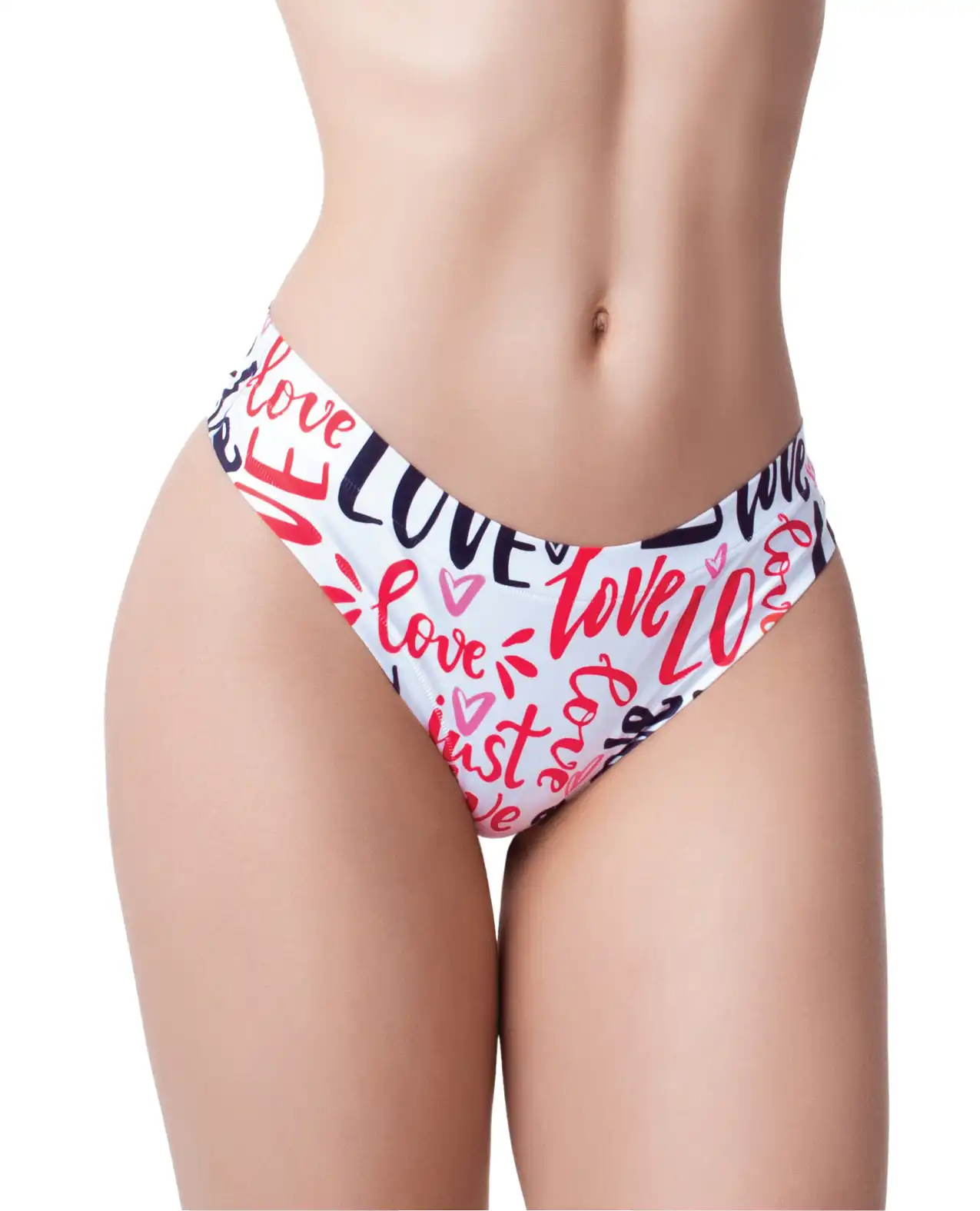 Mememe Love Message Printed Thong 