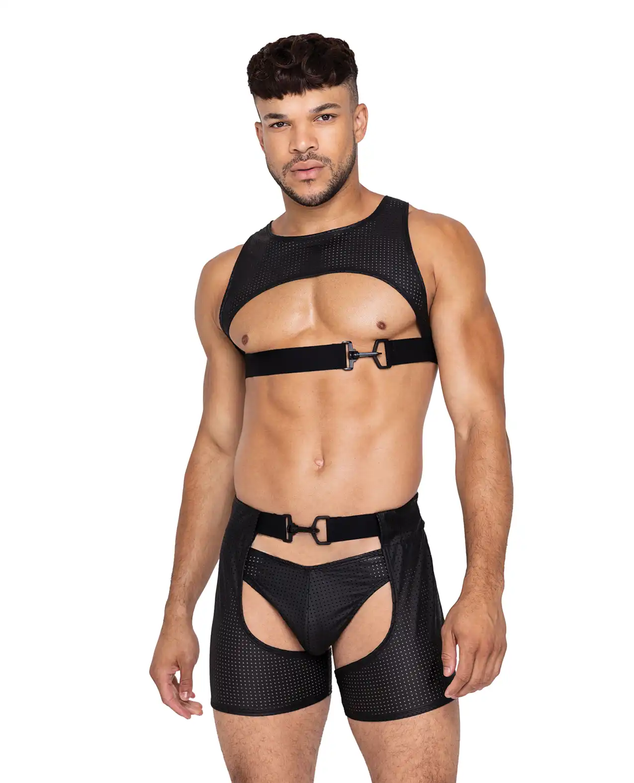 Master Harness w/Hook & Ring Closure Black 