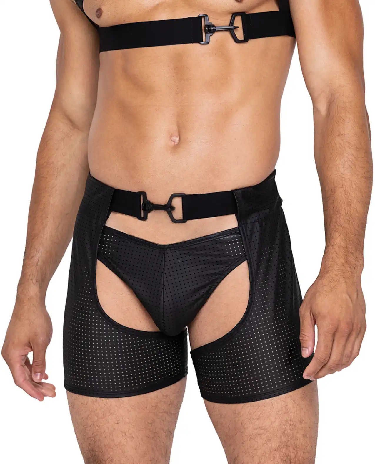 Master Thong w/Contoured Pouch Black 