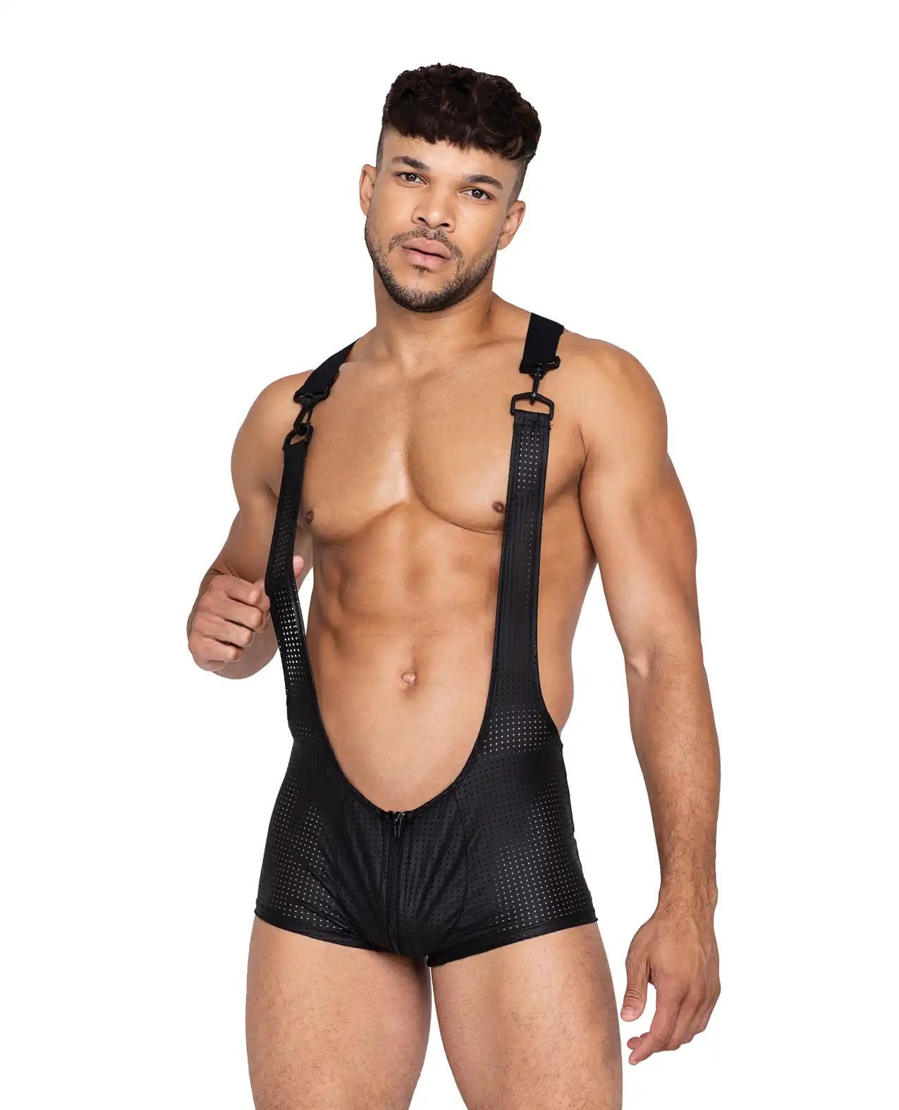 Master Singlet w/Hook & Ring Closure & Contoured Zipper Pouch Black 