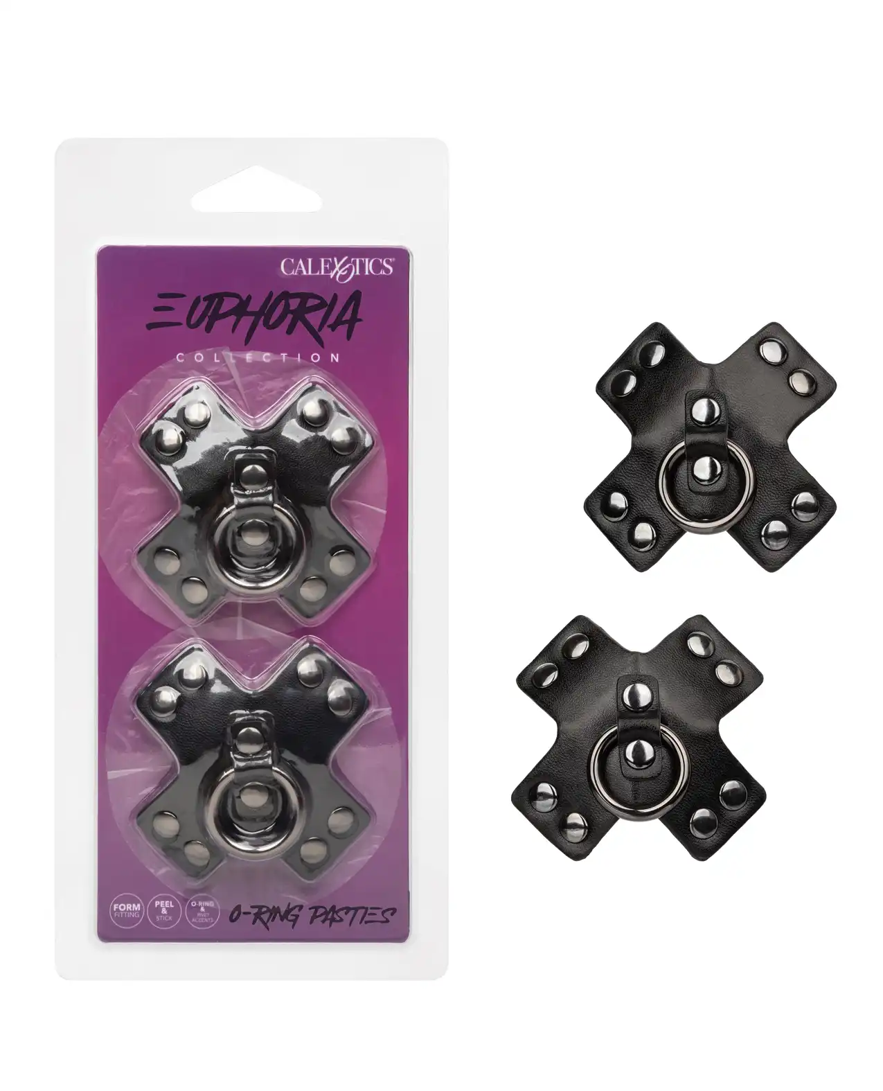 Euphoria Collection O-Ring Pasties - Black 