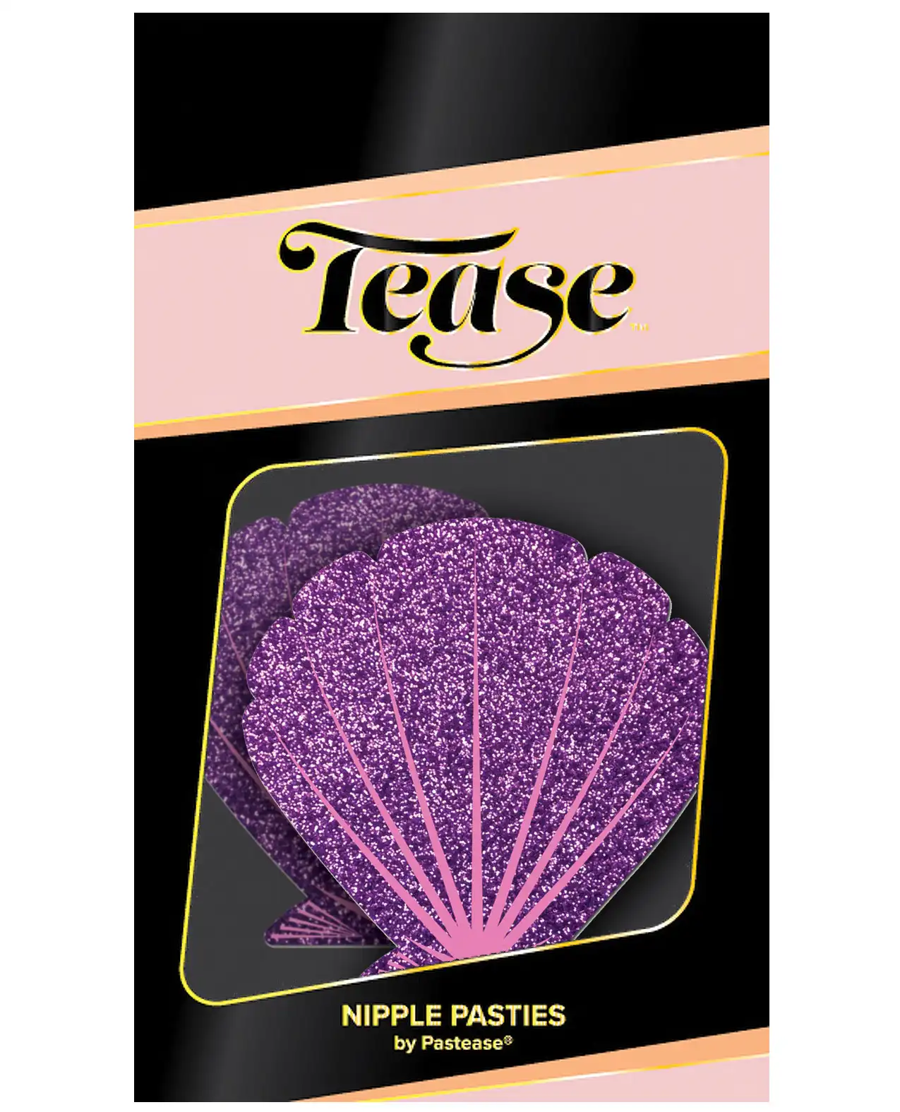 Pastease Premium Mermaid Glitter Seashell - Purple/Pink 